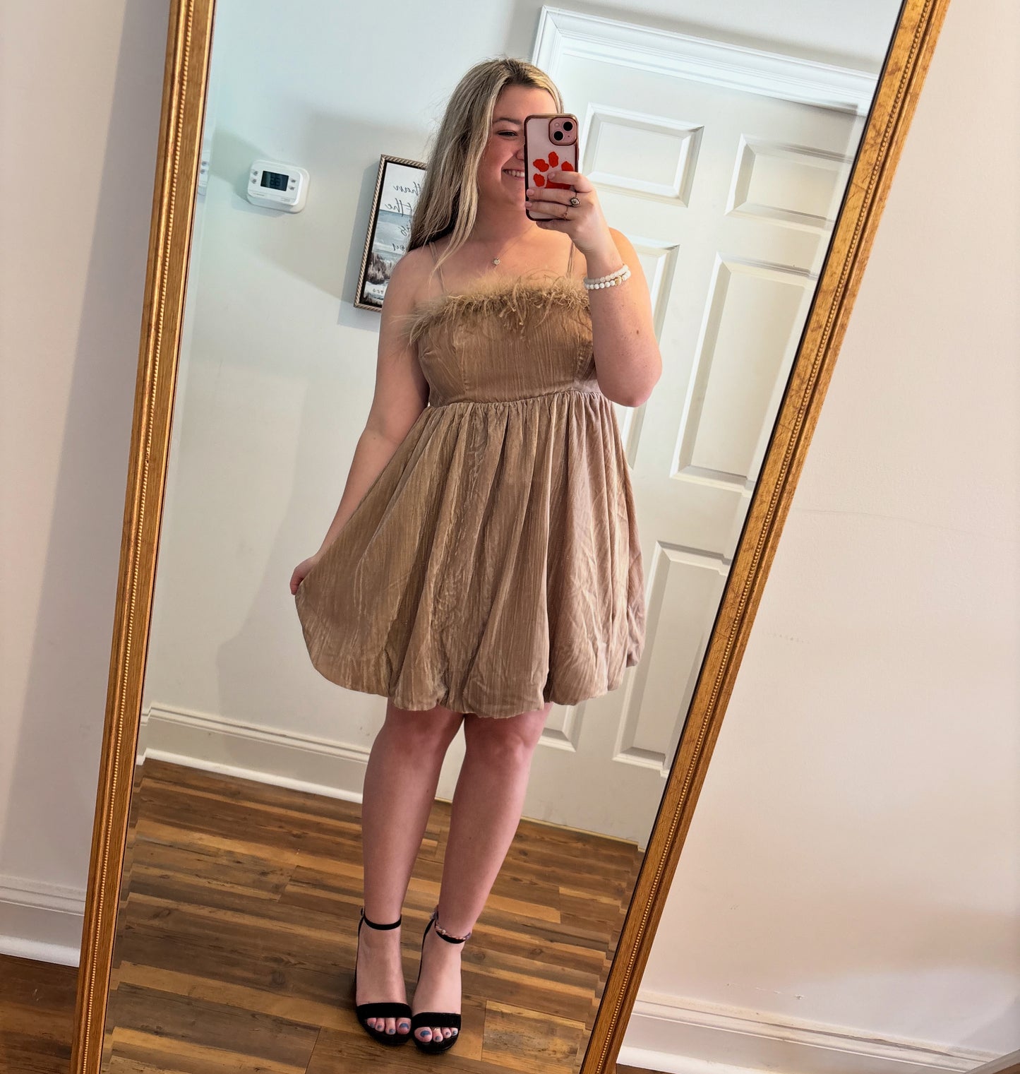 Southern Soirée Feather Dress