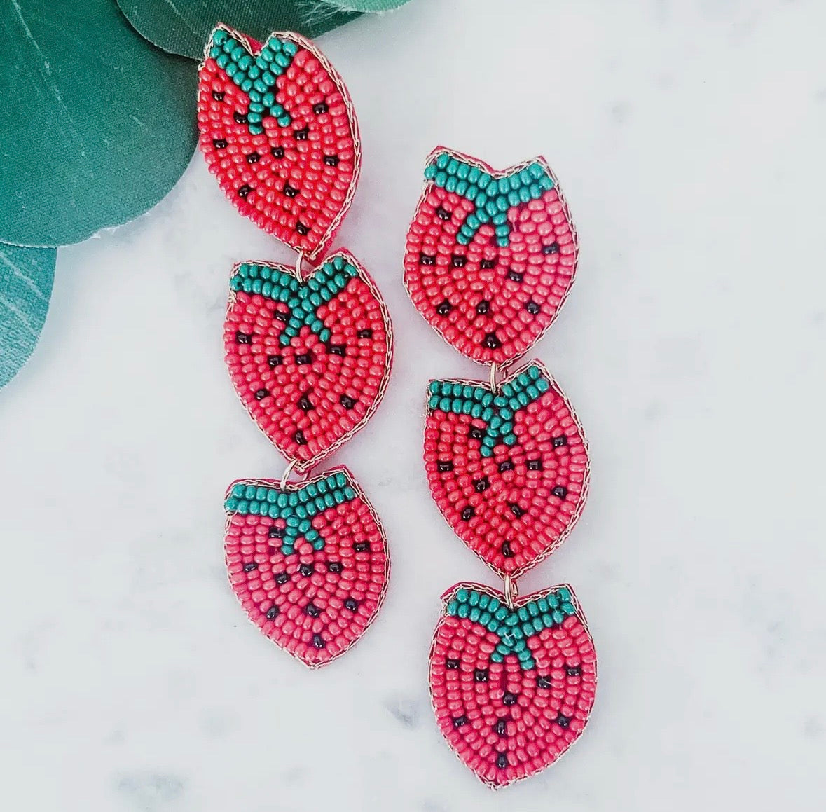 Berry Sweet Statement Earrings