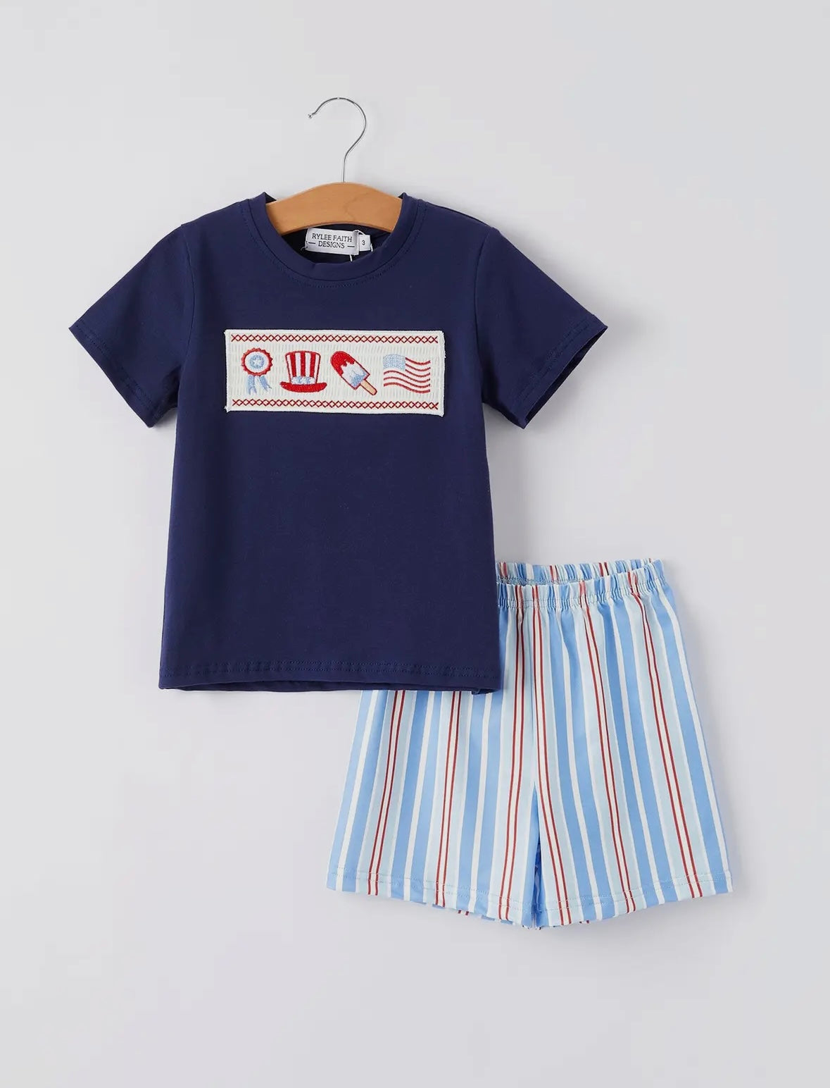 Patriotic Smocked Boys' Set