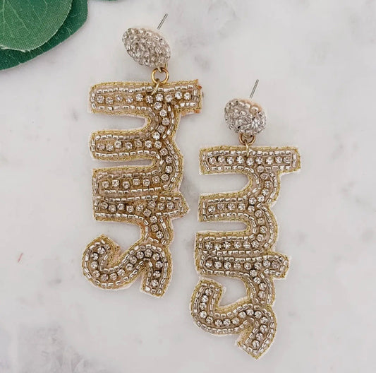 Mrs. Moment Statement Earrings