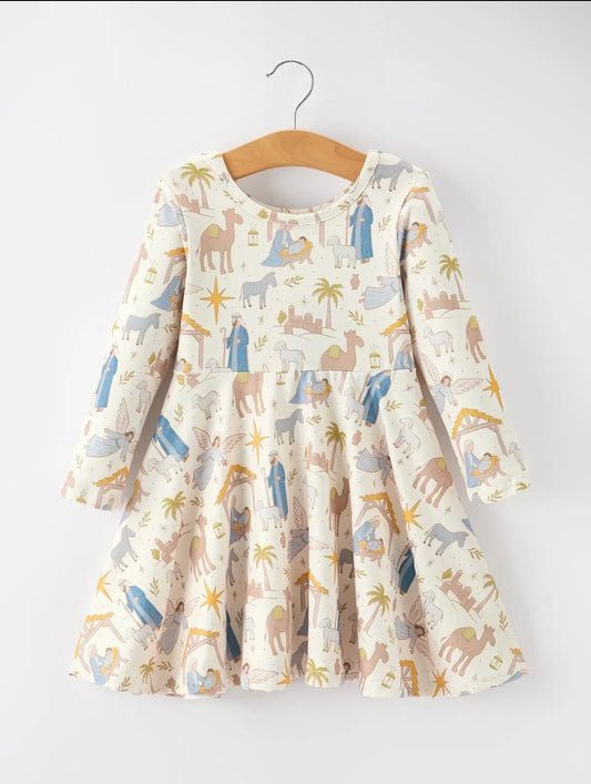 O Holy Night Twirl Dress