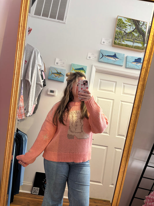 Blushing Boots Sweater