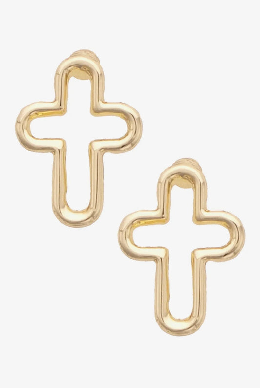 Everyday Faith Cross Studs