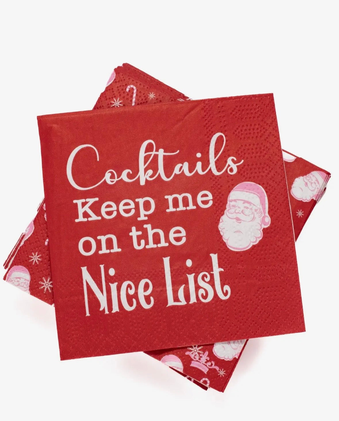 Nice List Cocktails Napkins