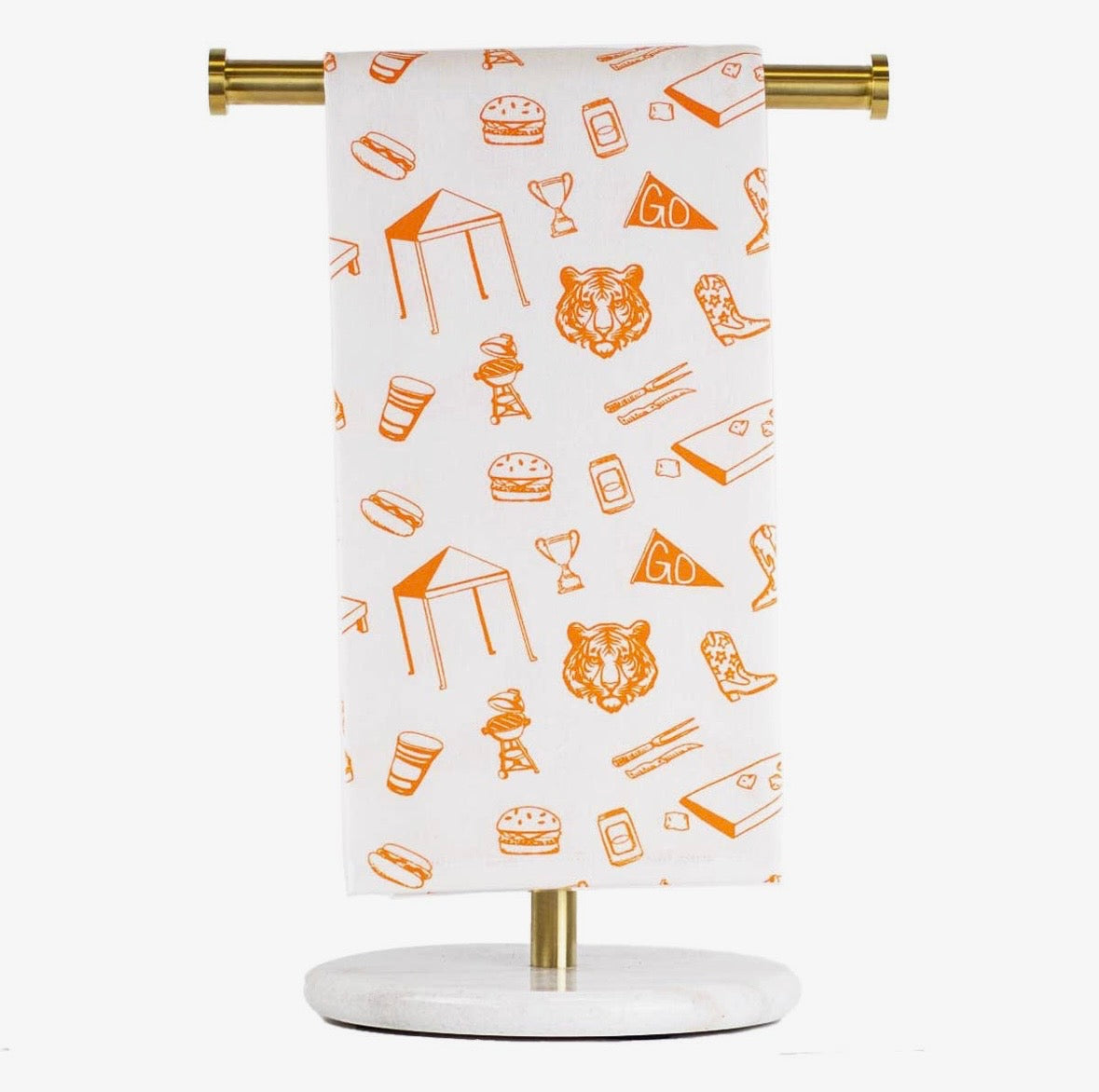 Tiger Tailgate Tea Towel