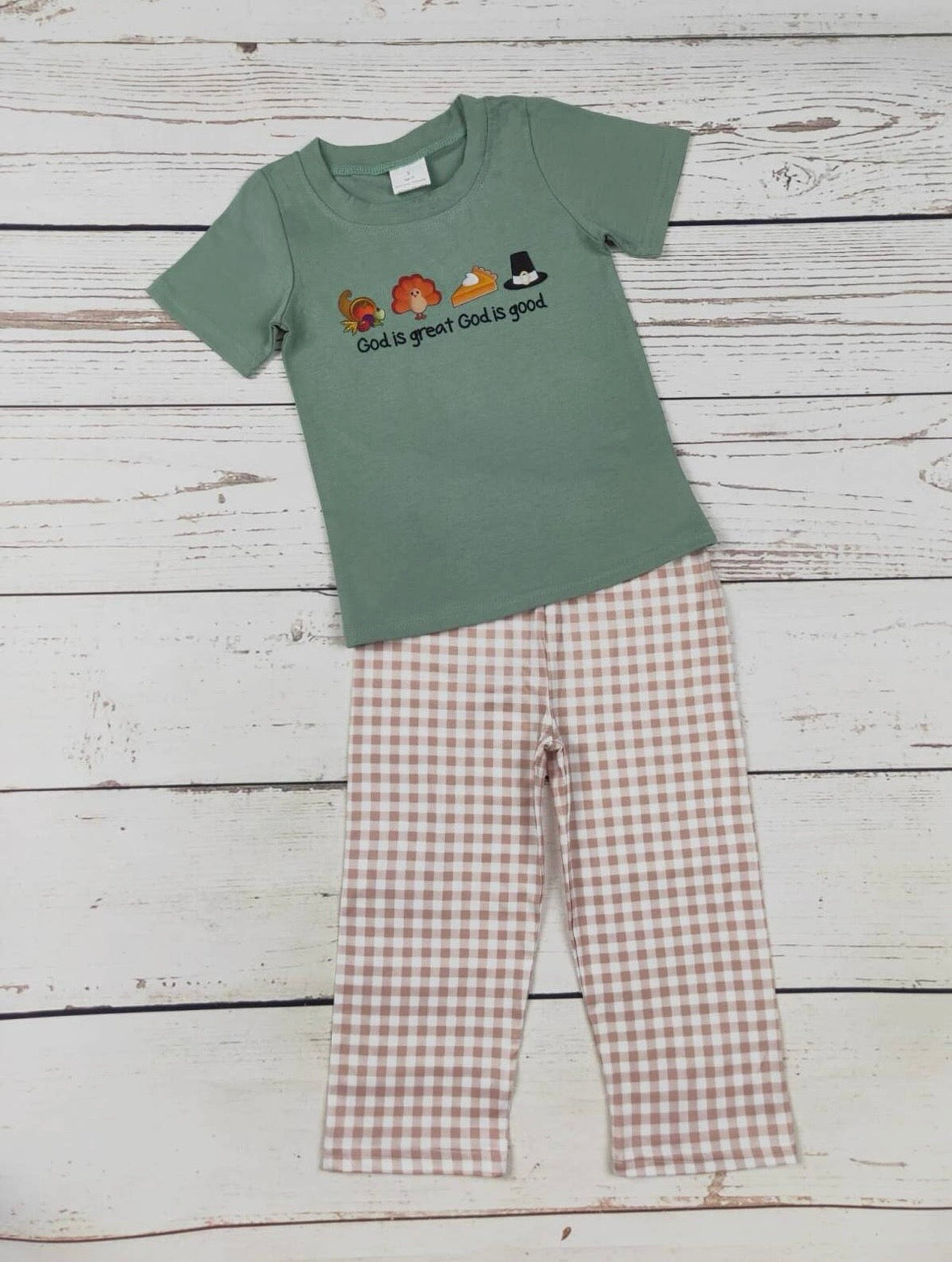 Blessings & Gingham Set