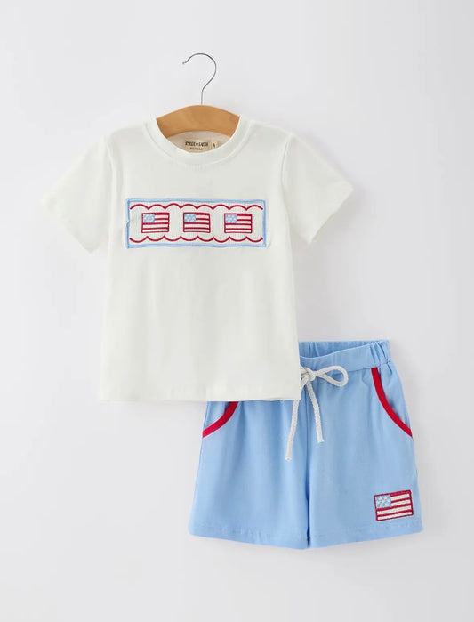 Blue Skies & Freedom Short Set