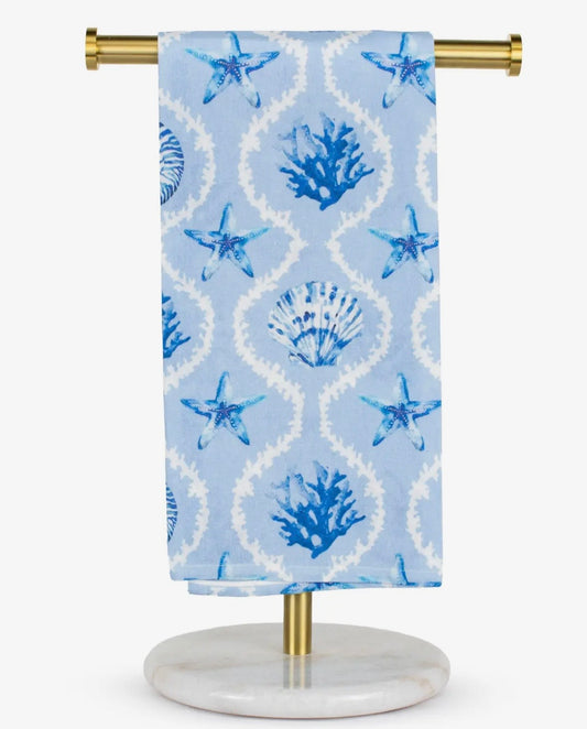 Seaside Blues Tea Towel