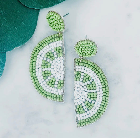 Sweet Squeeze Lime Earrings