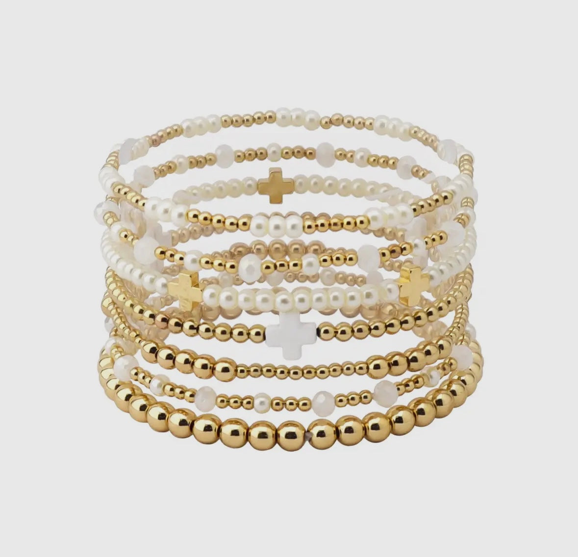 Saved by Grace Bracelet Stack