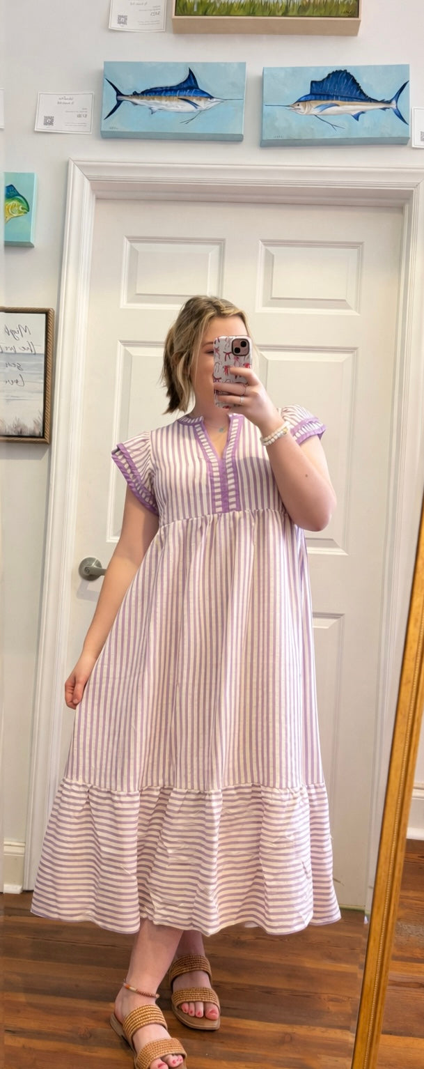 Lavender Lane Midi Dress