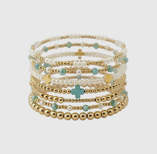 Grace in Bloom Bracelet Stack