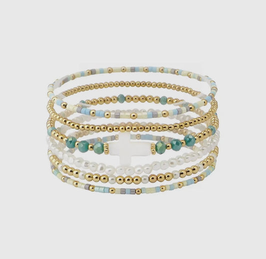 Quiet Faith Bracelet Stack