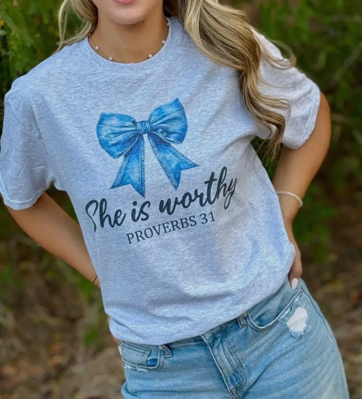She Is Worthy Graphic Tee