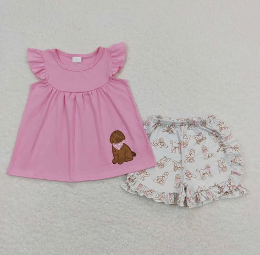 Puppy Love Flutter Sleeve Set