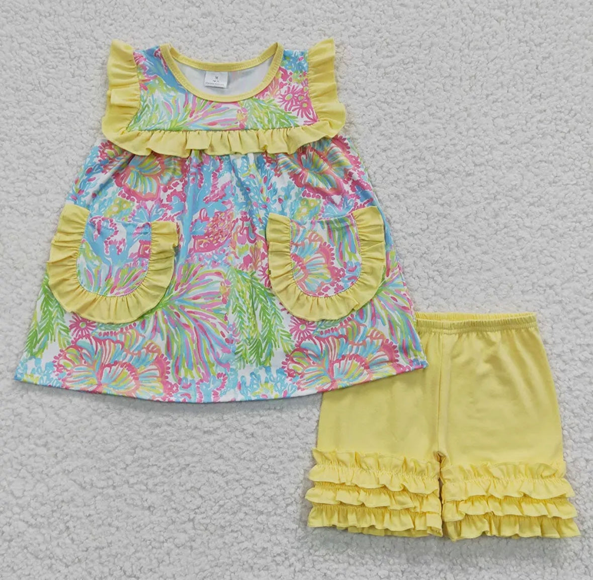Sunshine & Seashells Ruffle Set