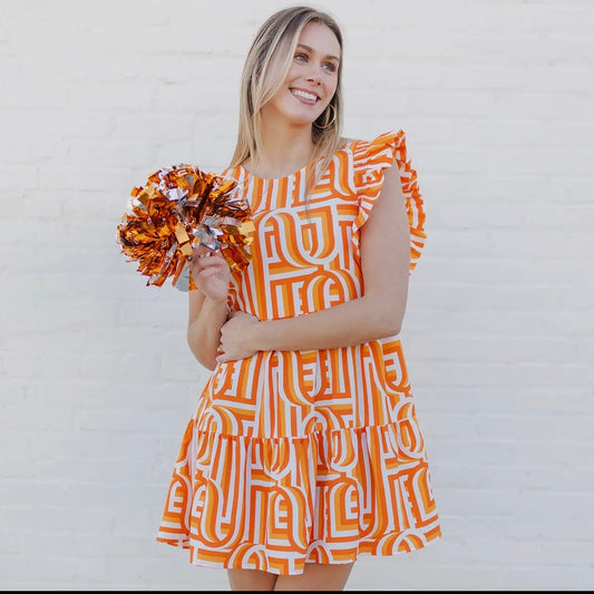 End Zone Energy Ruffle Dress