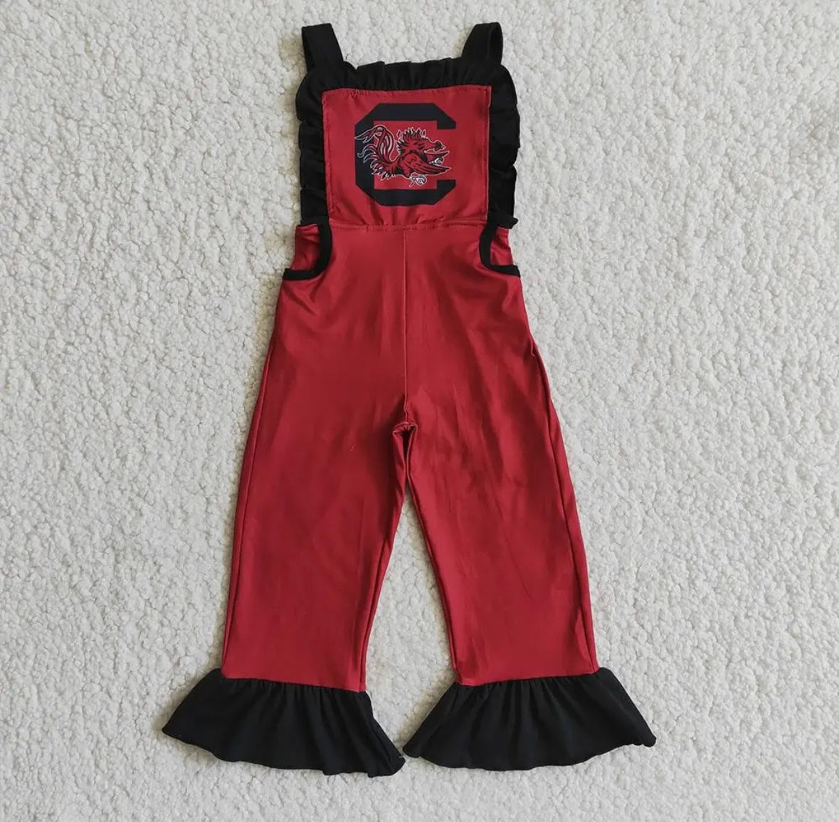 Gamecock Girls Jumpsuit Romper Overalls